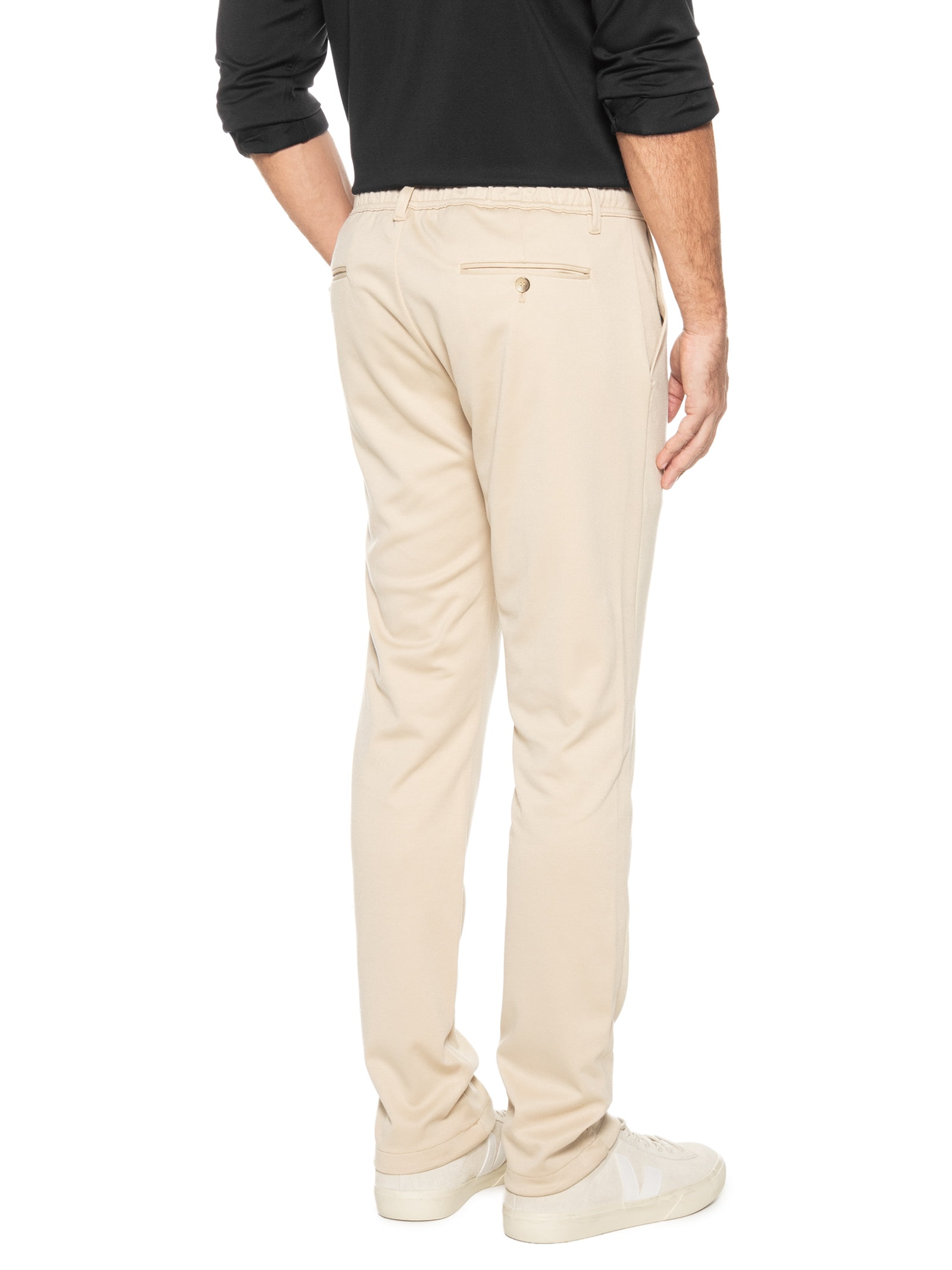 Calça Masculina Alfaiataria Comfy Slim Bege '2 Essential