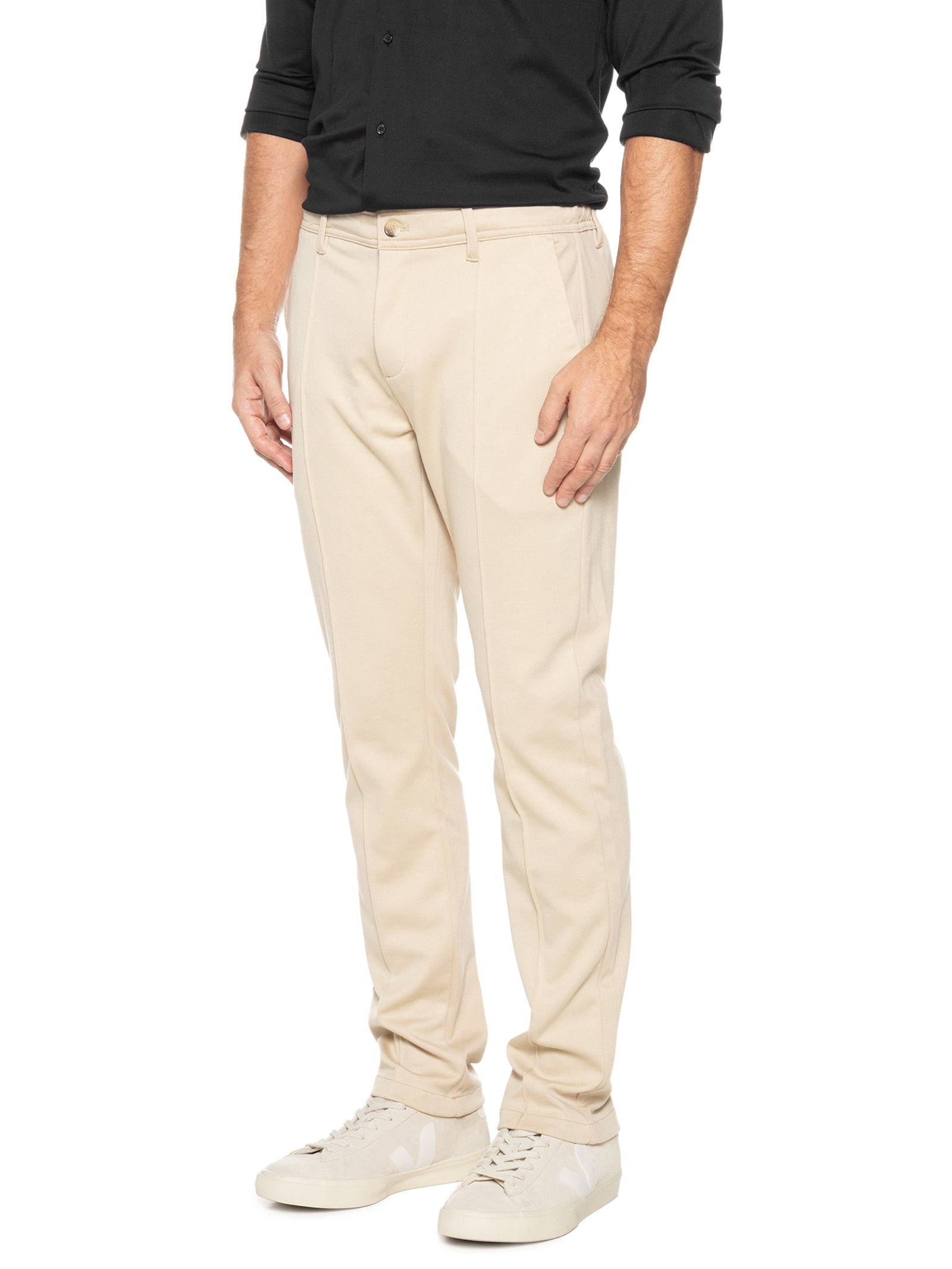 Calça Masculina Alfaiataria Comfy Slim Bege '2 Essential