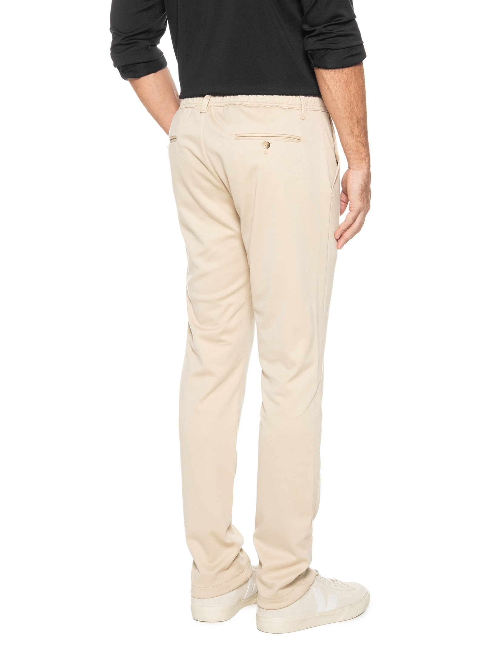 Calça Masculina Alfaiataria Comfy Slim Bege '2 Essential