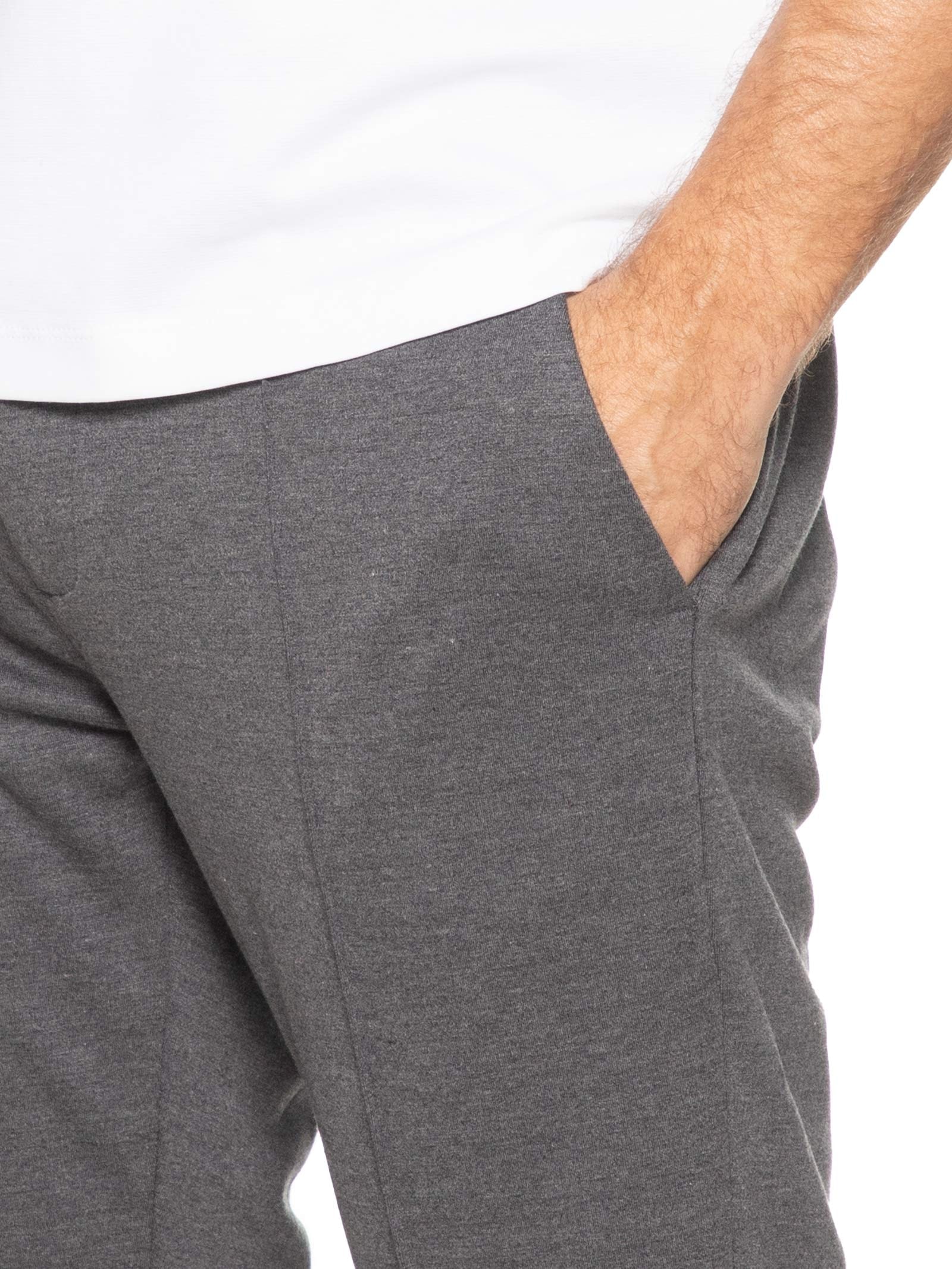 Calça Masculina Alfaiataria Comfy Slim Cinza '2 Essential