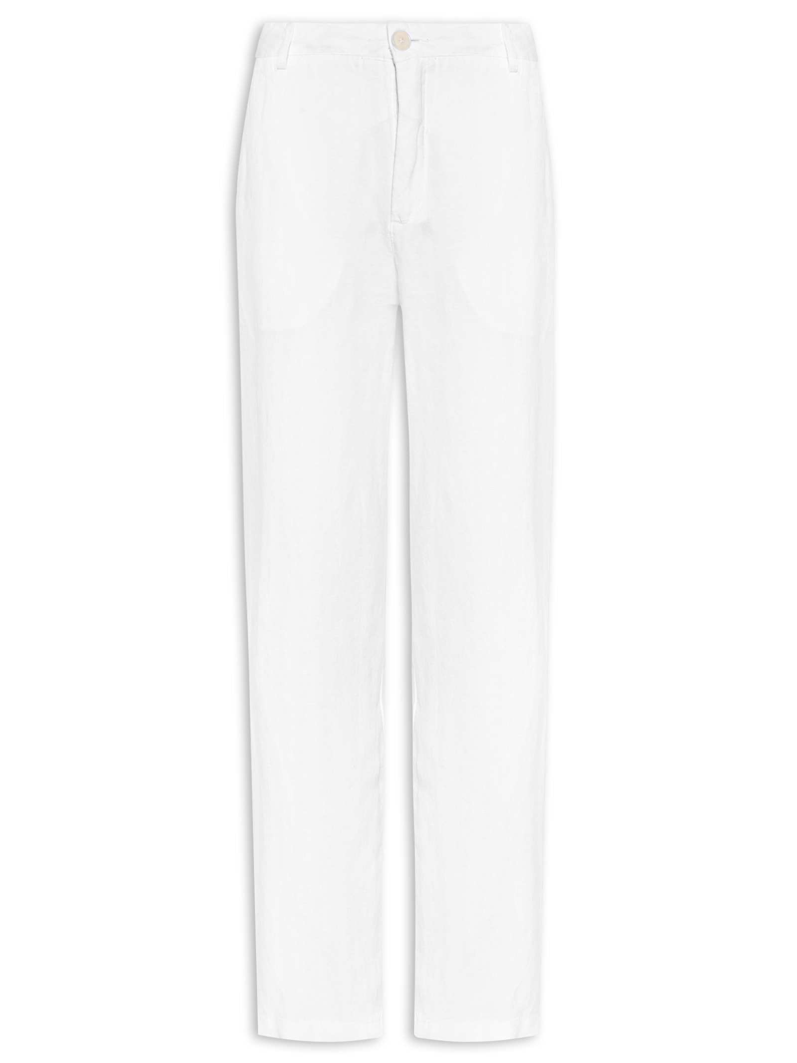 Calça Masculina Alfaiataria Fluid Linen Branco Osklen