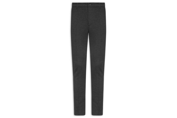 Calça Masculina Alfaiataria Friso Mescla - Cinza