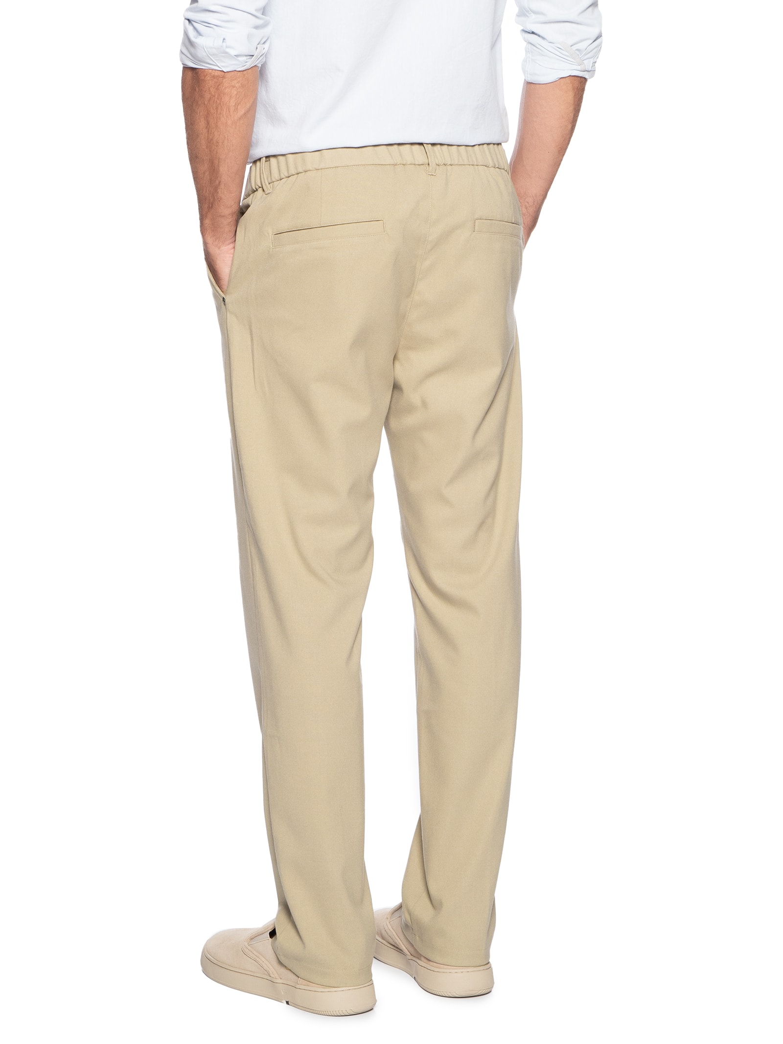 Calça Masculina Alfaiataria Knit Marrom Osklen