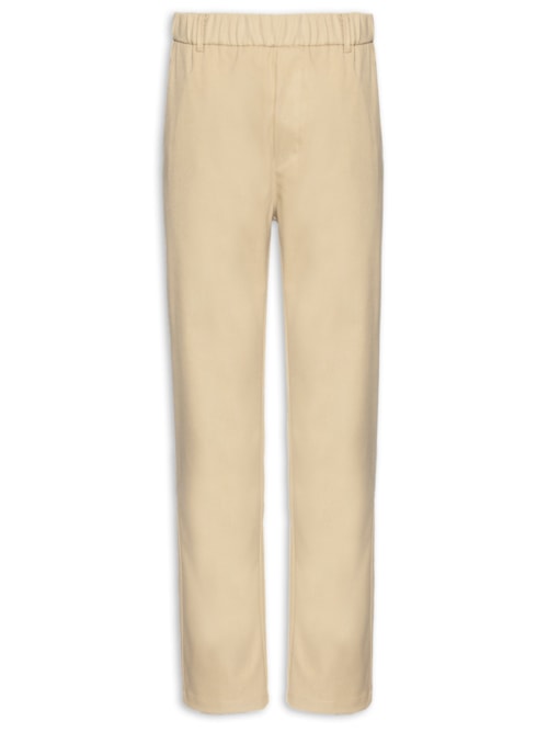 Calça Masculina Alfaiataria Knit – Marrom