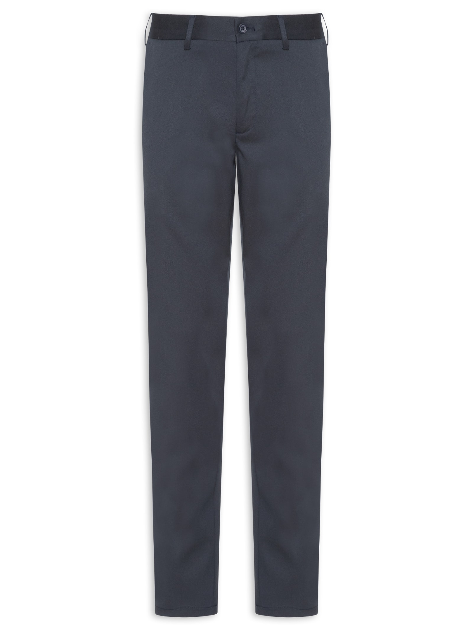 Calça Masculina Alfaiataria Moderna Reta – Azul '2 Essential
