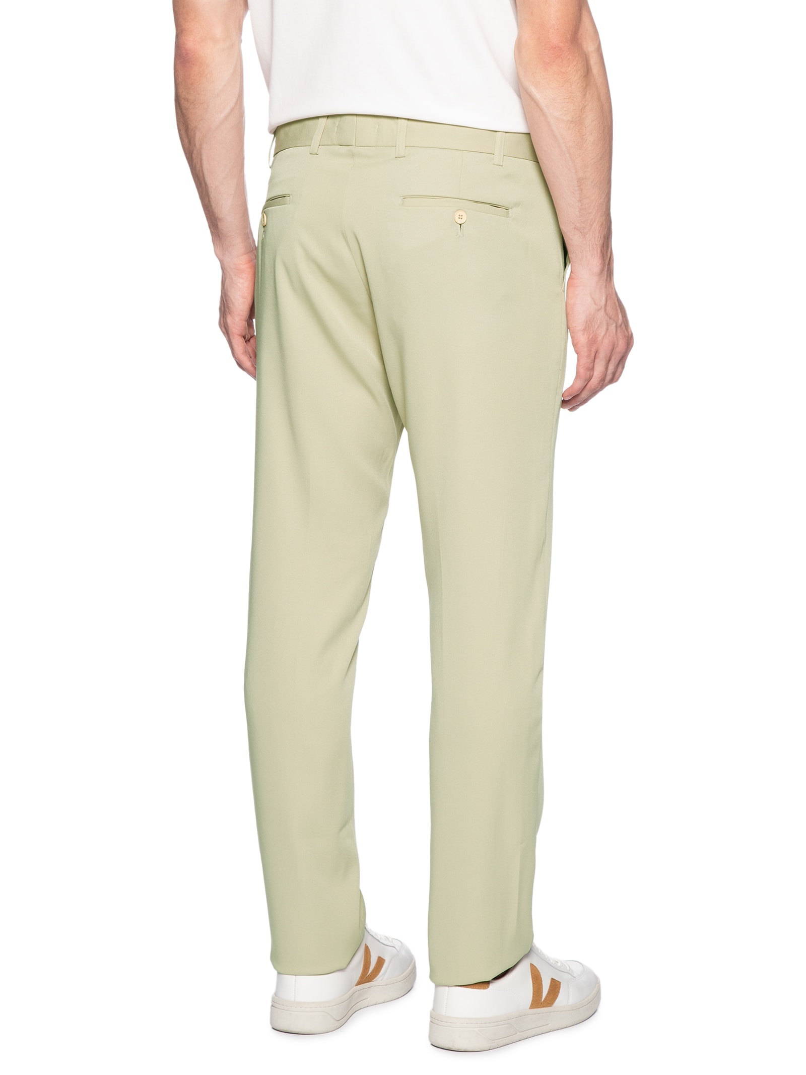 Calça Masculina Alfaiataria Moderna Two Bege '2 Essential