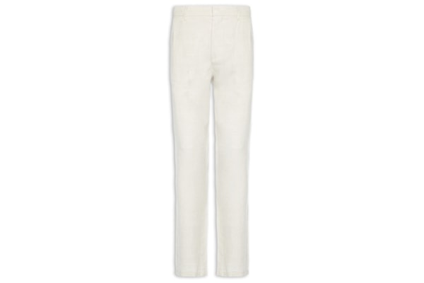 Calça Masculina Alfaiataria Puro Linho - Off White