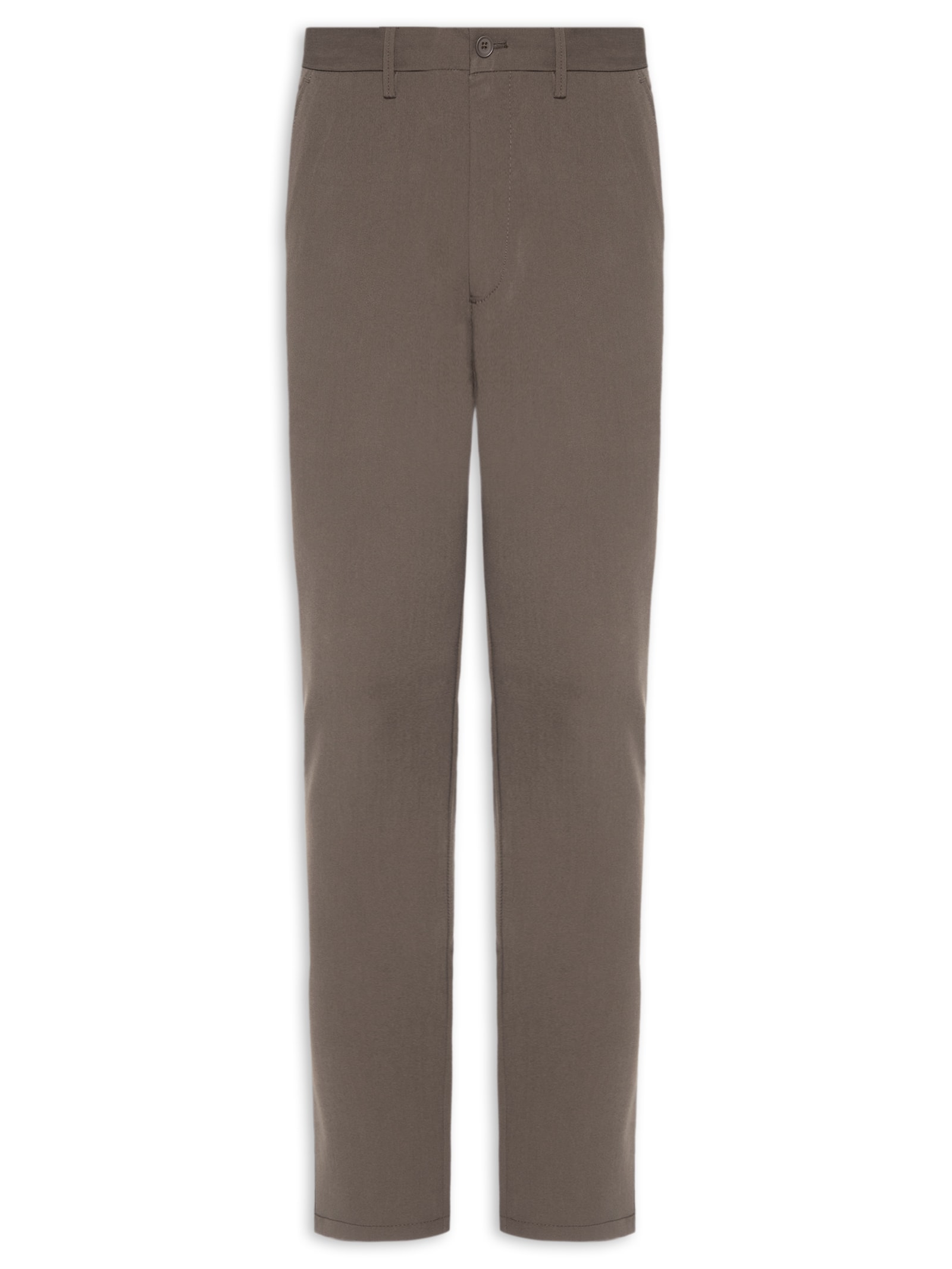 Calça Masculina Alfaiataria Reta Cinza '2Essential '2 Essential