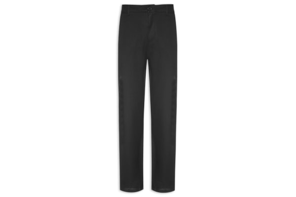 Calça Masculina Alfaiataria Reta Fluid Linen - Preto