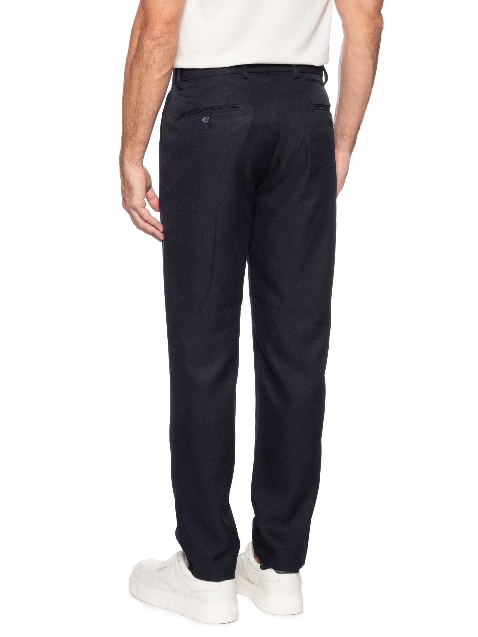 Calça Masculina Alfaiataria Slim Azul '2 Essential