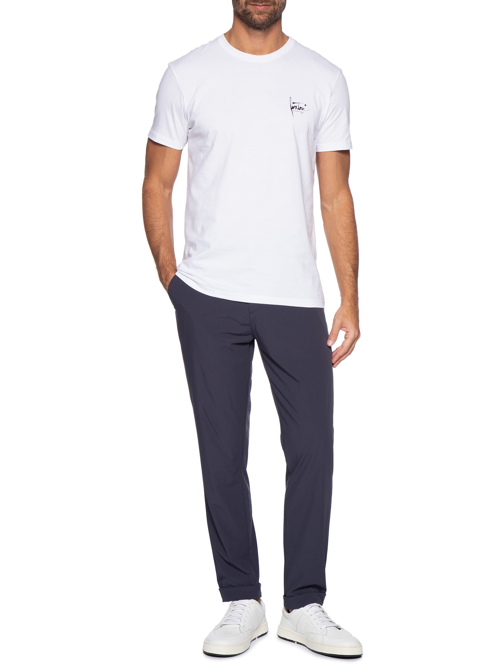 Calça Masculina Alfaiataria Tech Azul Pineapple