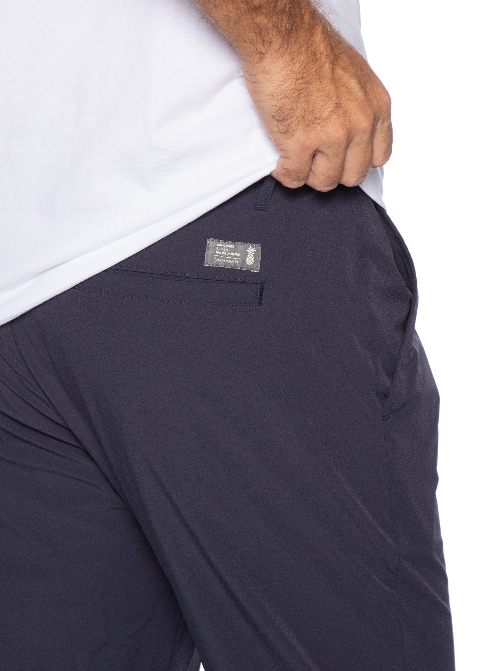 Calça Masculina Alfaiataria Tech Azul Pineapple