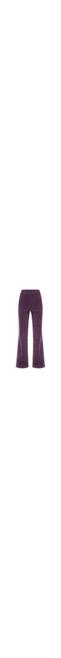 Calça Masculina Alfaiataria Veludo - Roxo
