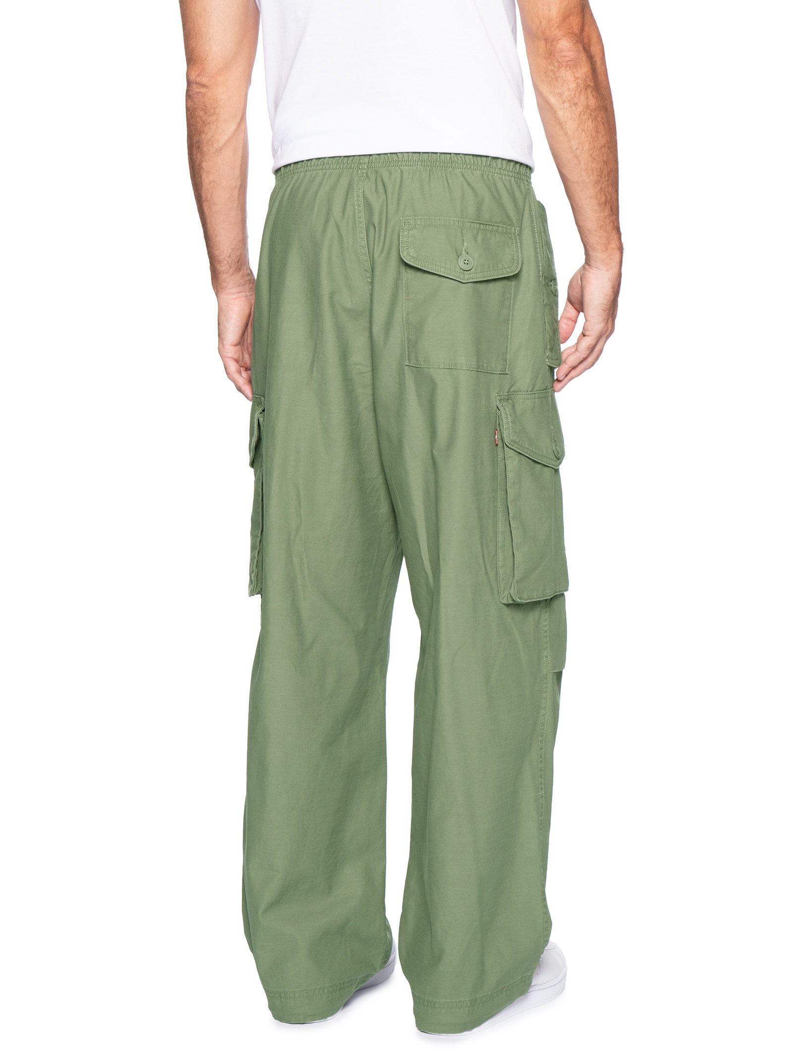 Calça Masculina Baggy Field Cargo Sarja Verde Levi's