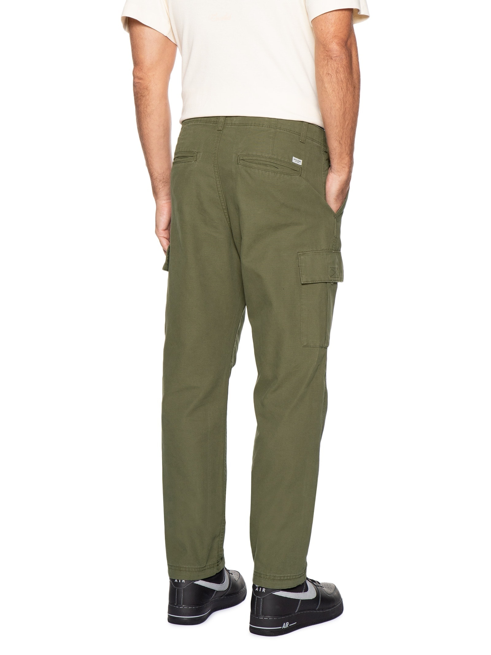 Calça Masculina Barkley Cargo Verde Jack & Jones