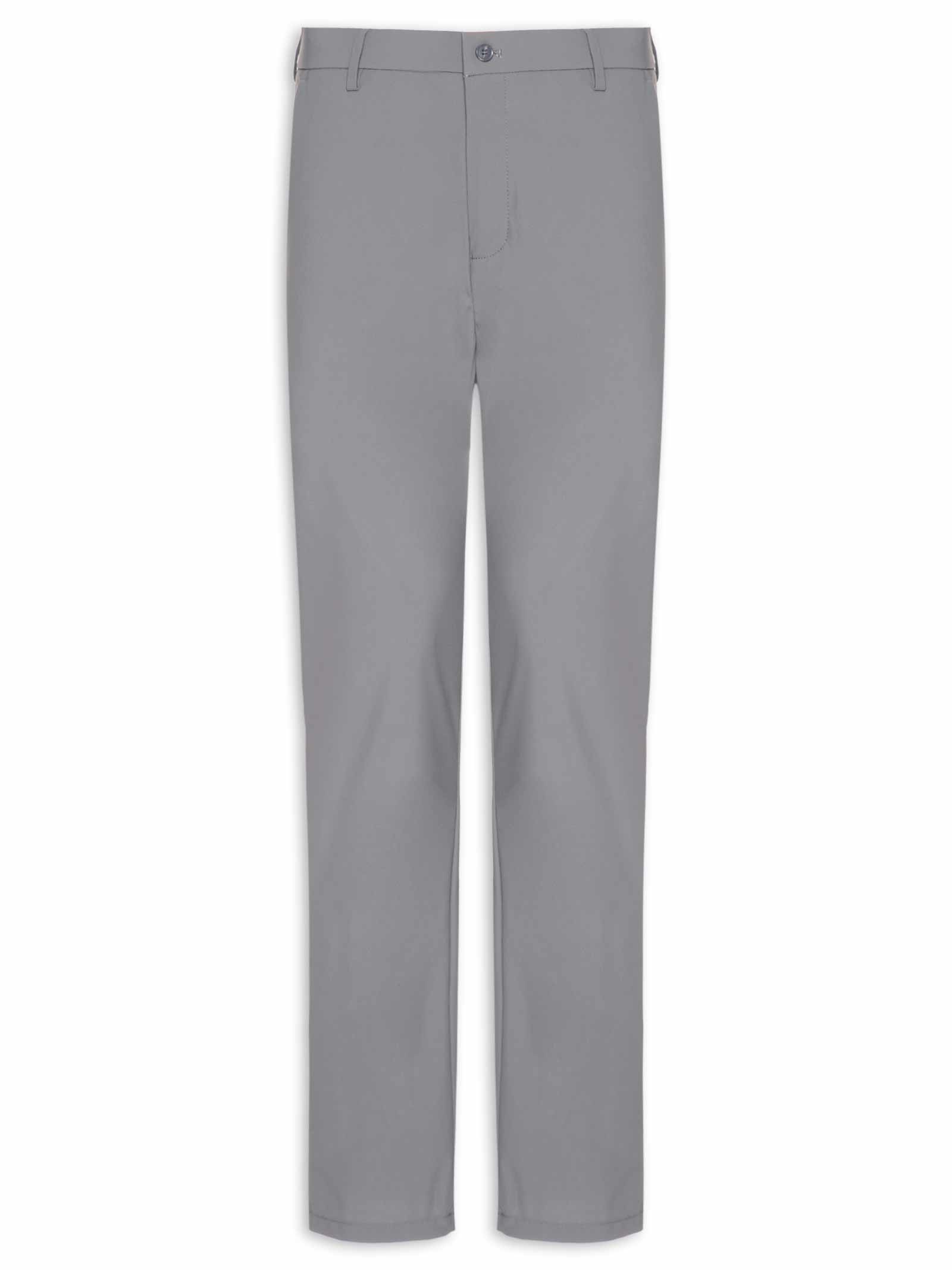 Calça Masculina Básica Alfaiataria Moderna Cinza '2 Essential