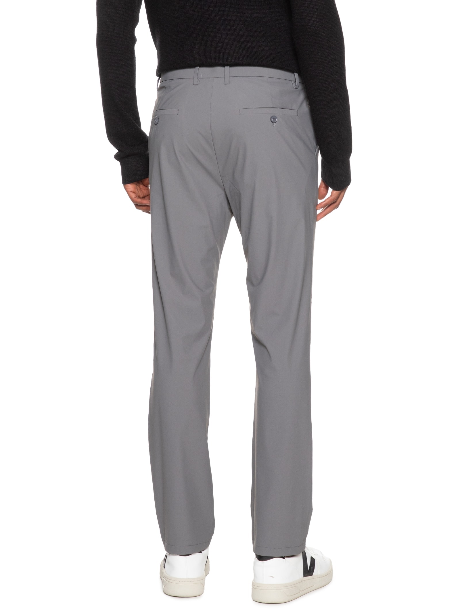 Calça Masculina Básica Alfaiataria Moderna Cinza '2 Essential