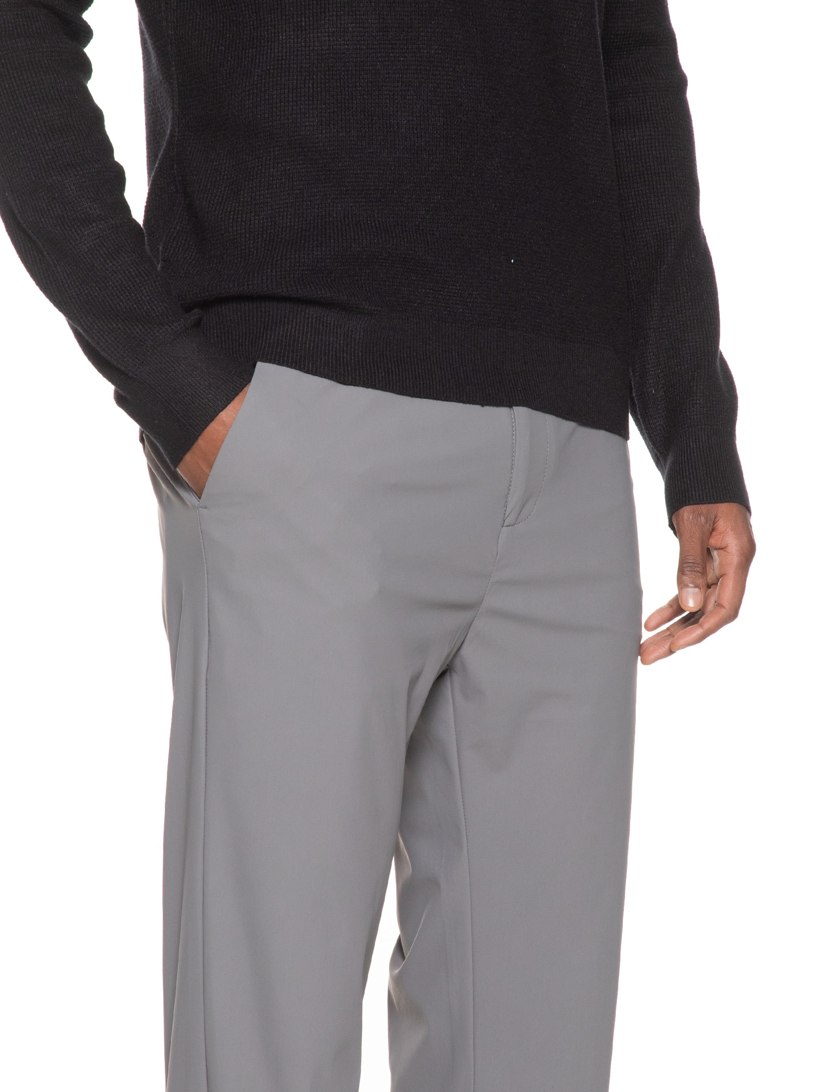 Calça Masculina Básica Alfaiataria Moderna Cinza '2 Essential