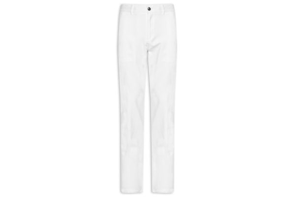 Calça Masculina Blend Linho Casual Reta – Branco