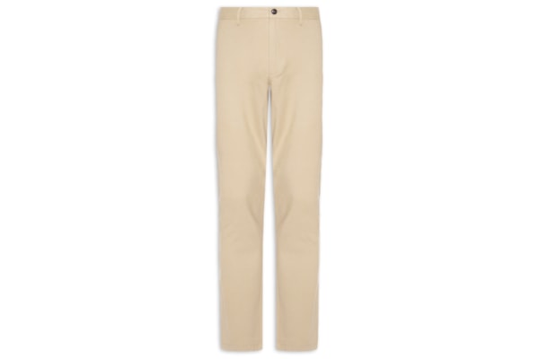 Calça Masculina Blend Linho Reta - Bege
