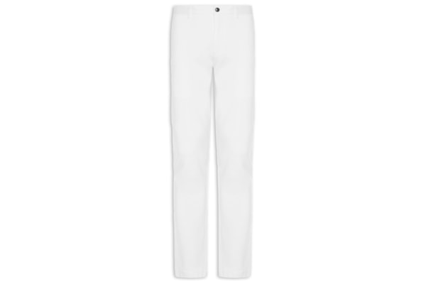 Calça Masculina Blend Linho Reta - Branco