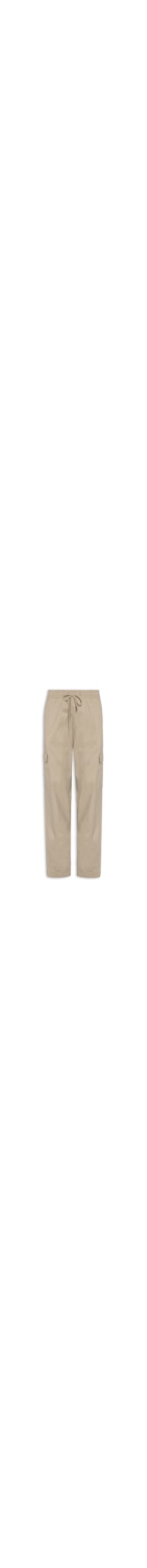 Calça Masculina Cargo Cós Elástico Em Sarja - Verde