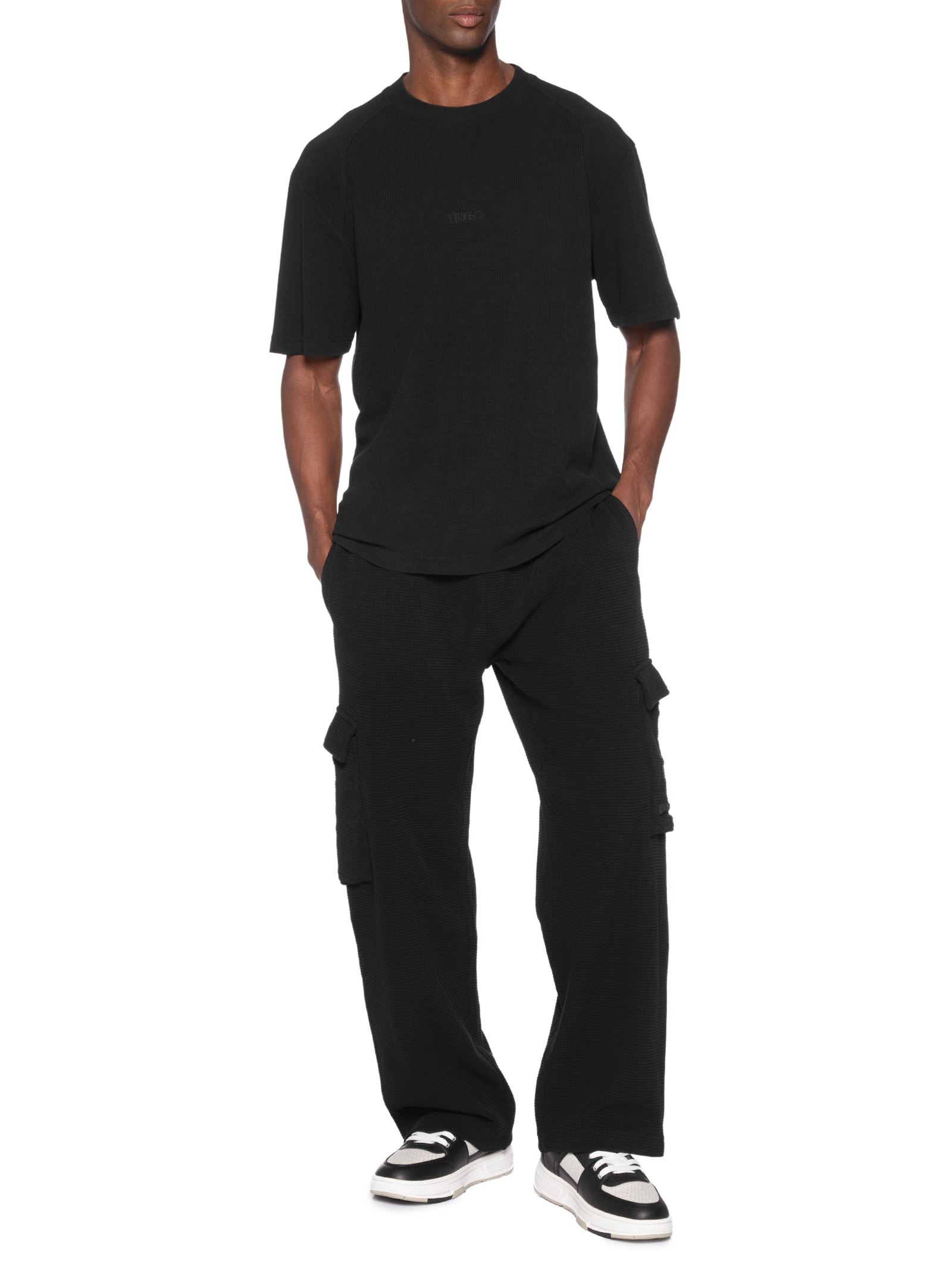 Calça Masculina Cargo Daflony Preto Hugo