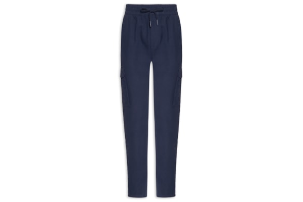 Calça Masculina Cargo Reta - Azul