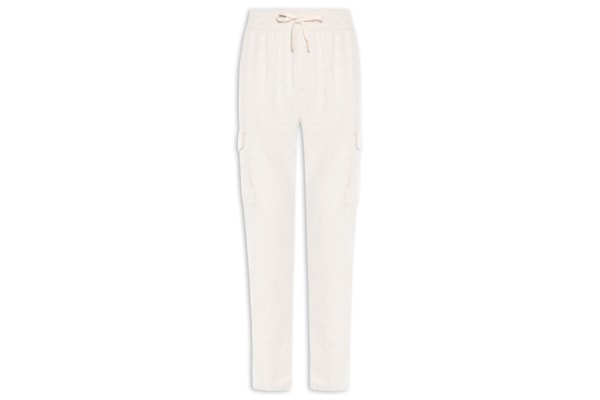 Calça Masculina Cargo Reta - Off White