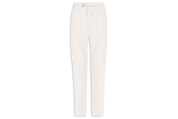 Calça Masculina Cargo Reta - Off White