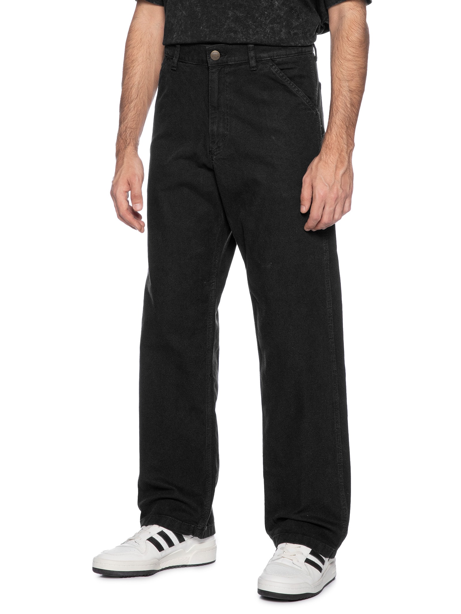 Calça Masculina Carpenter Loose Fit Preto Jack & Jones