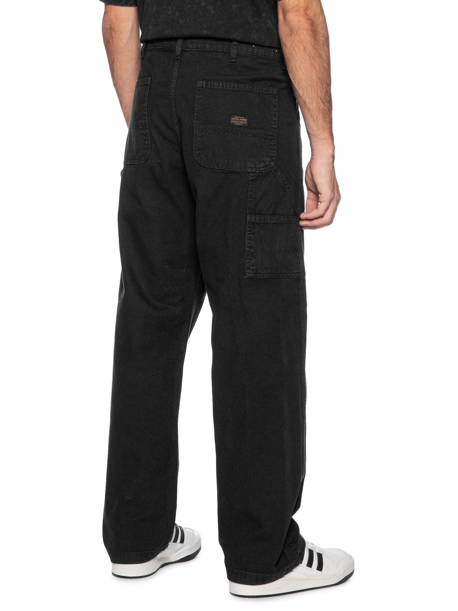 Calça Masculina Carpenter Loose Fit Preto Jack & Jones