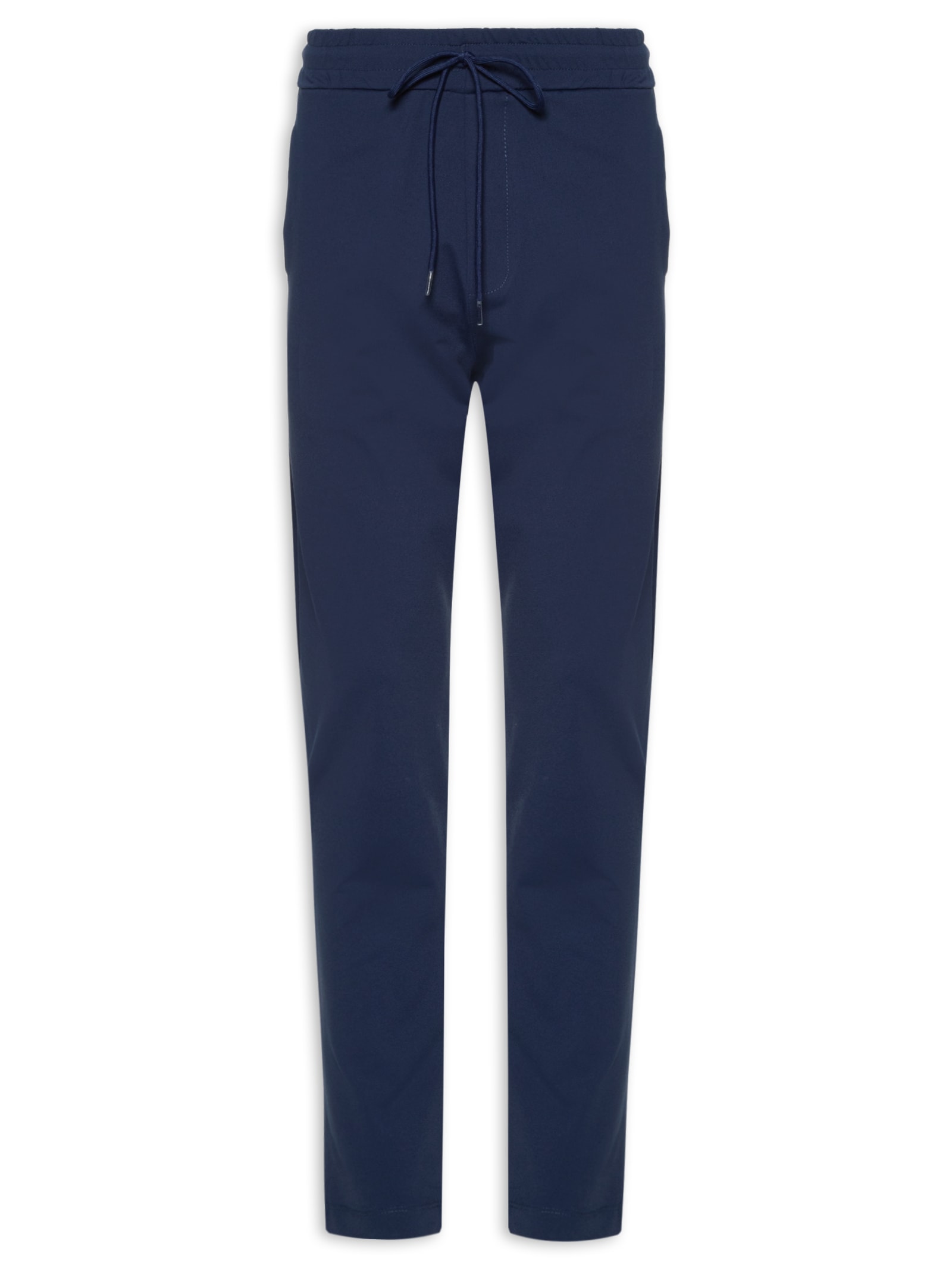 Calça Masculina Casual Básica Slim Azul Basiq Men