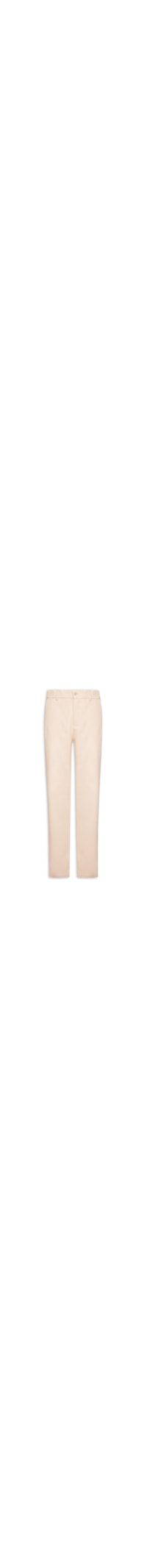 Calça Masculina Casual Cós Elástico Reta - Bege