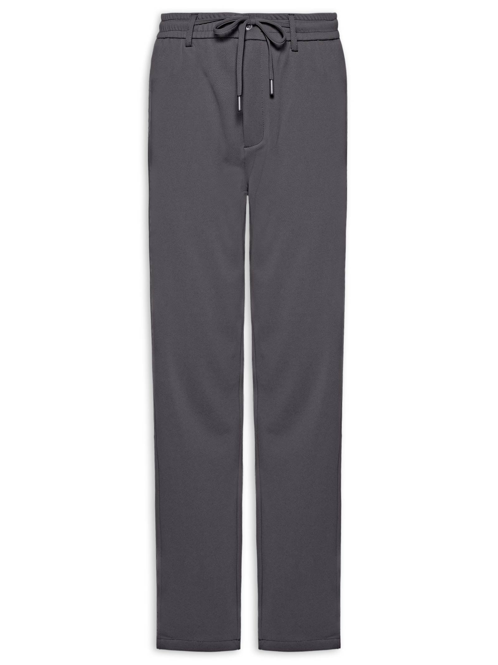 Calça Masculina Casual Cós Elástico Slim Cinza '2 Essential