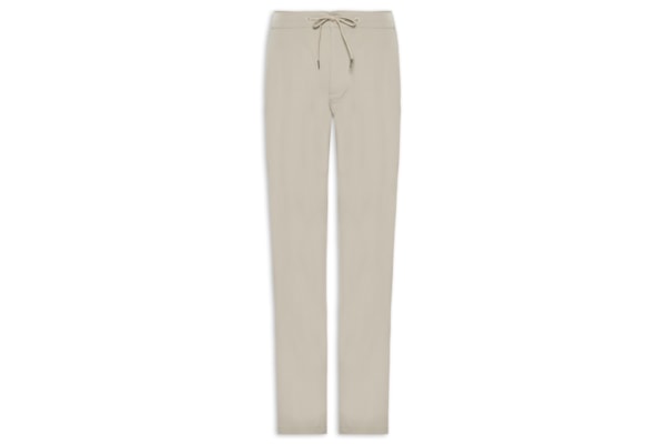 Calça Masculina Casual Elástico Slim - Bege