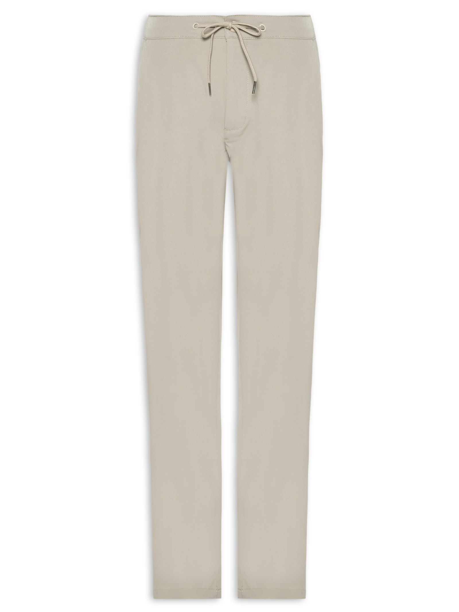 Calça Masculina Casual Elástico Slim Bege '2 Essential