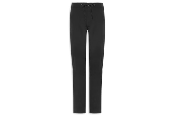 Calça Masculina Casual Elástico Slim - Preto