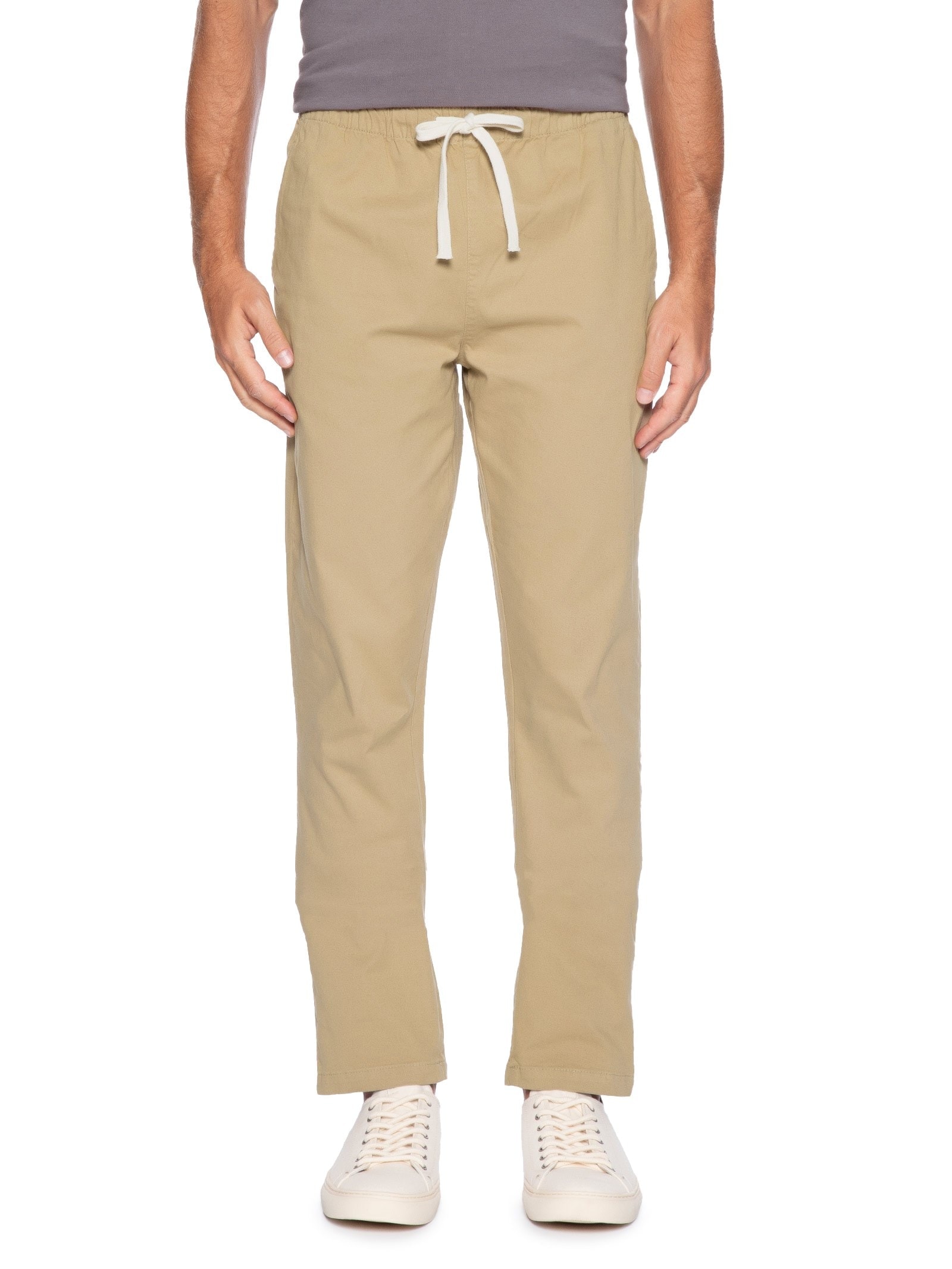 Calça Masculina Casual Pier Bege Foxton