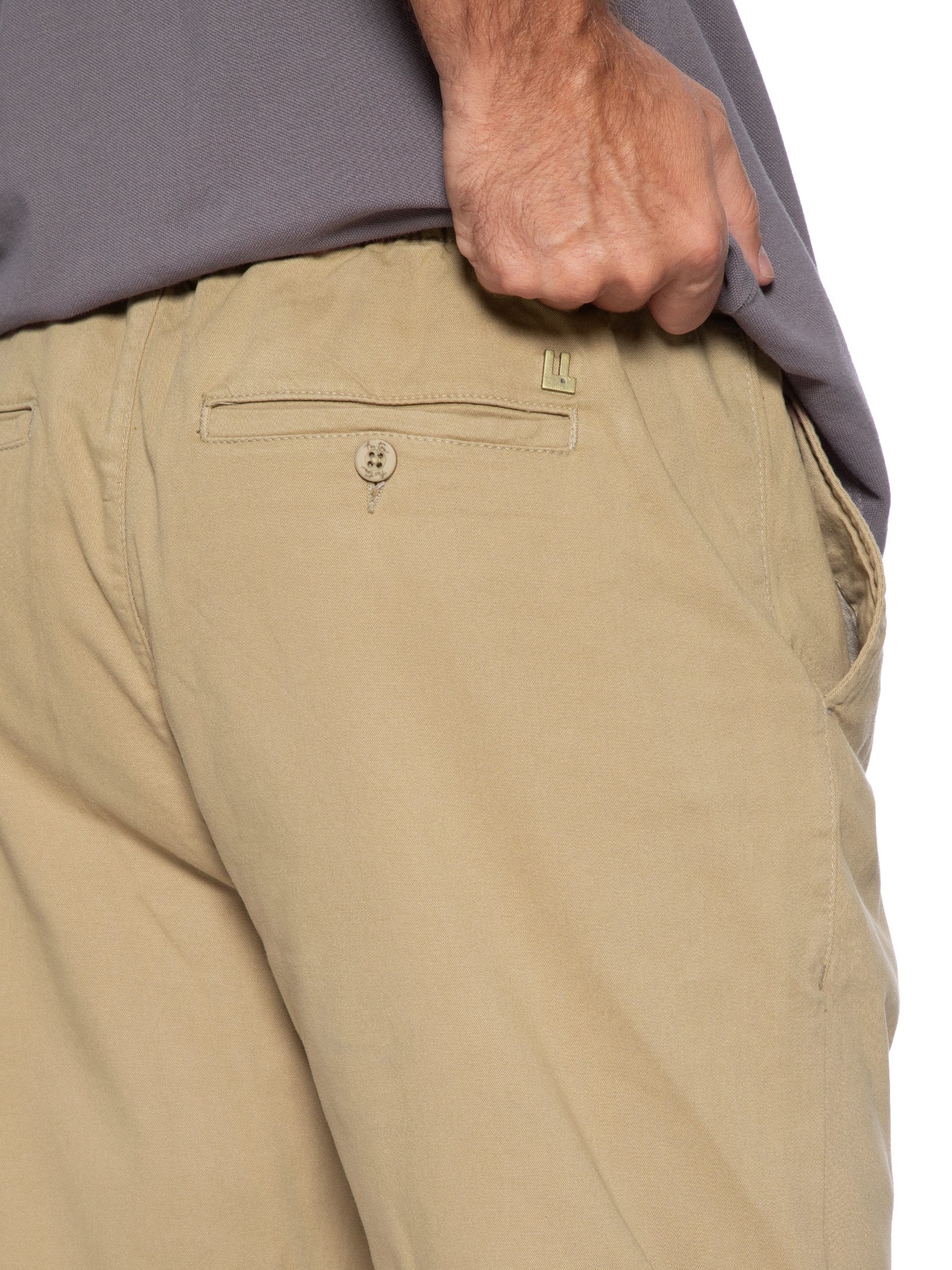 Calça Masculina Casual Pier Bege Foxton