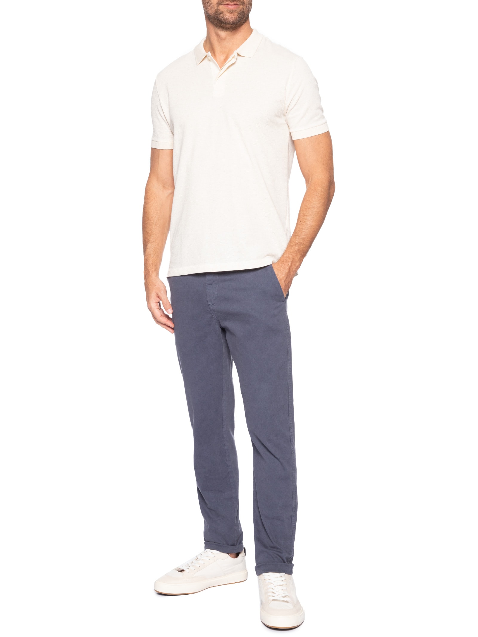 Calça Masculina Chino Azul Pineapple