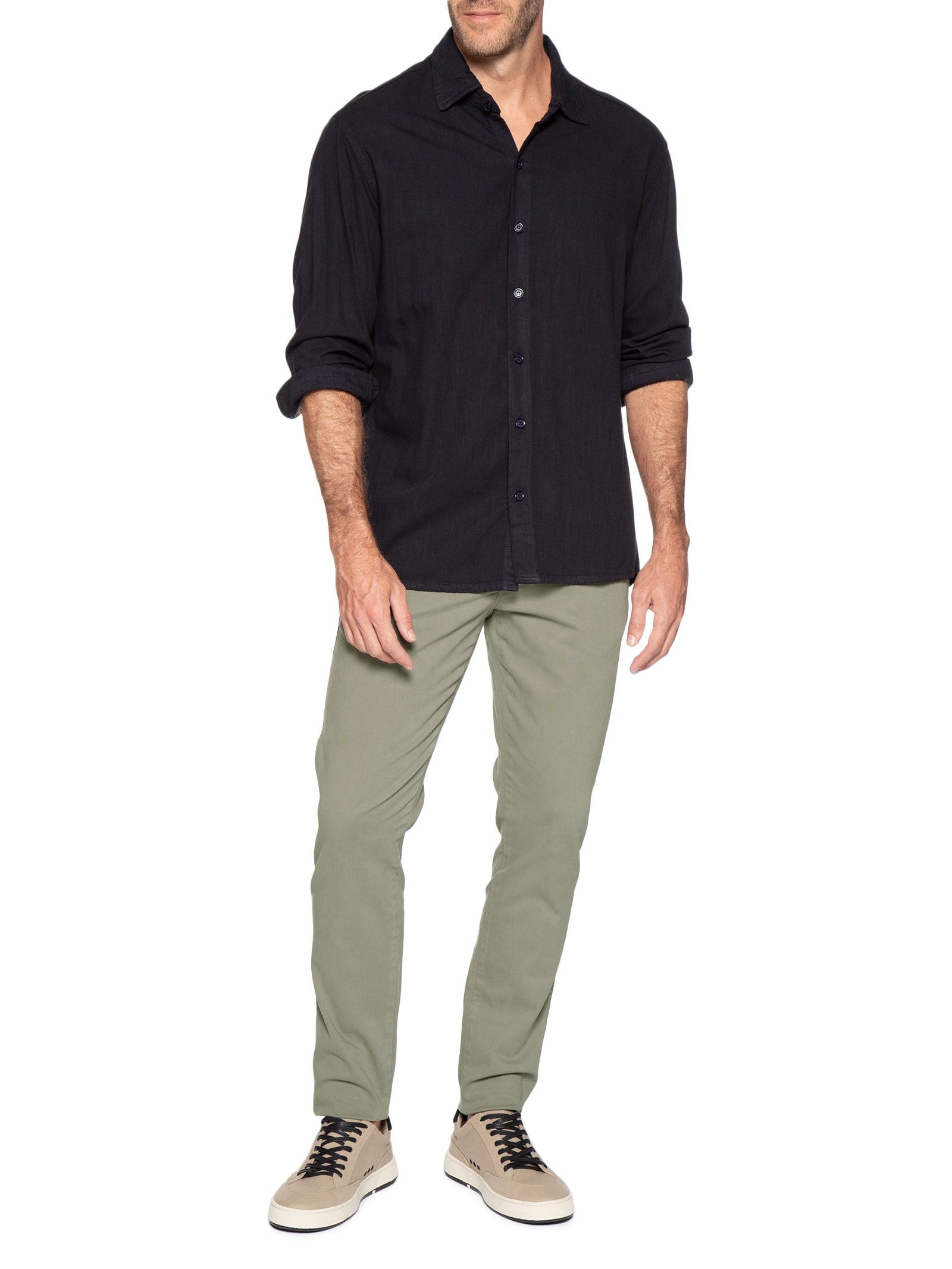 Calça Masculina Chino Bege Pineapple