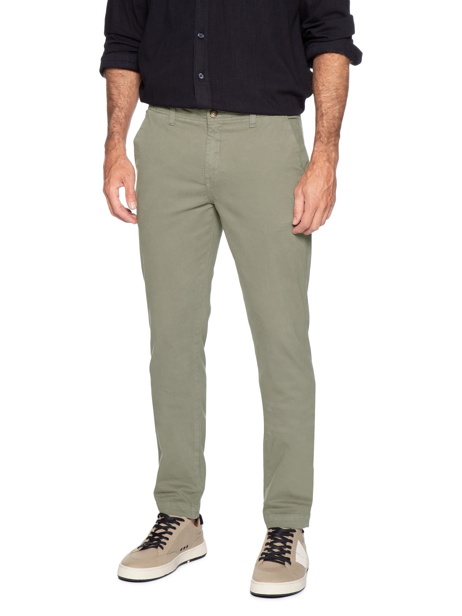 Calça Masculina Chino Bege Pineapple