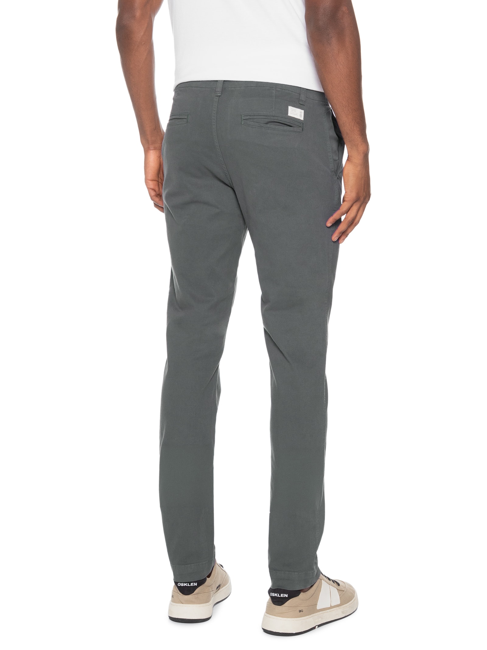 Calça Masculina Chino Cinza Pineapple