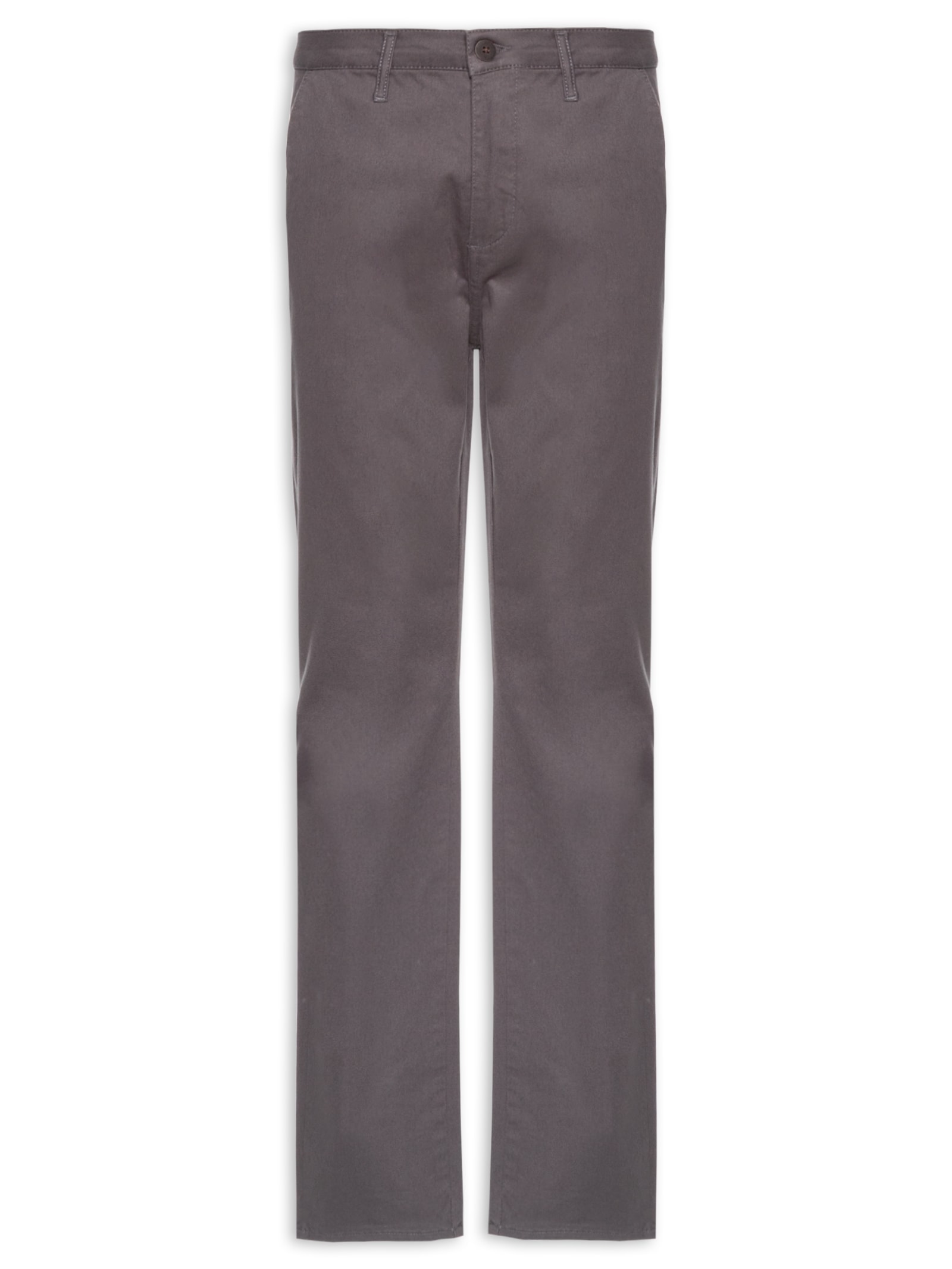 Calça Masculina Chino Color Clássica Cinza  Aramis