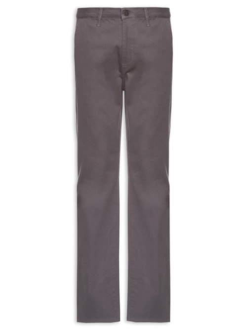 Calça Masculina Chino Color Clássica – Cinza