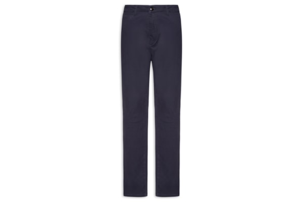 Calça Masculina Chino Color Reta - Azul