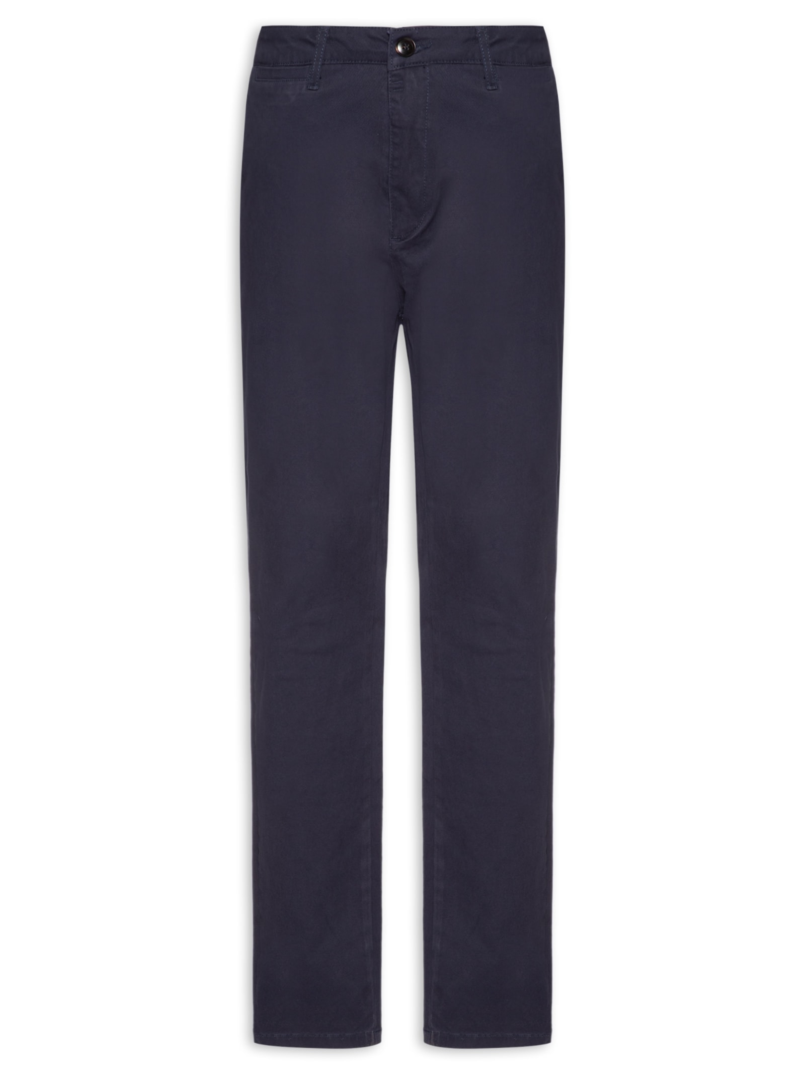 Calça Masculina Chino Color Reta Cinza '2 Essential
