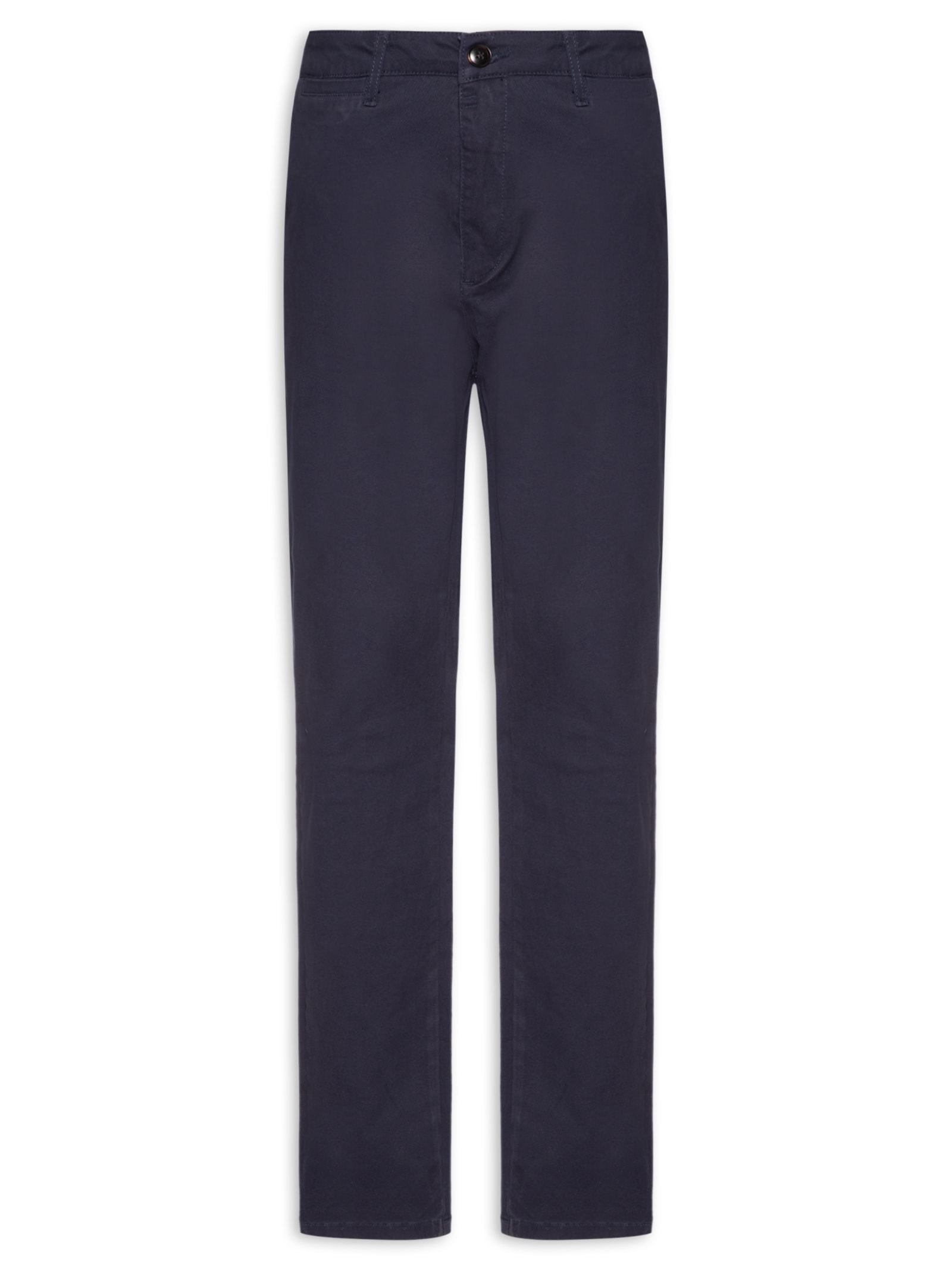 Calça Masculina Chino Color Reta Cinza '2 Essential