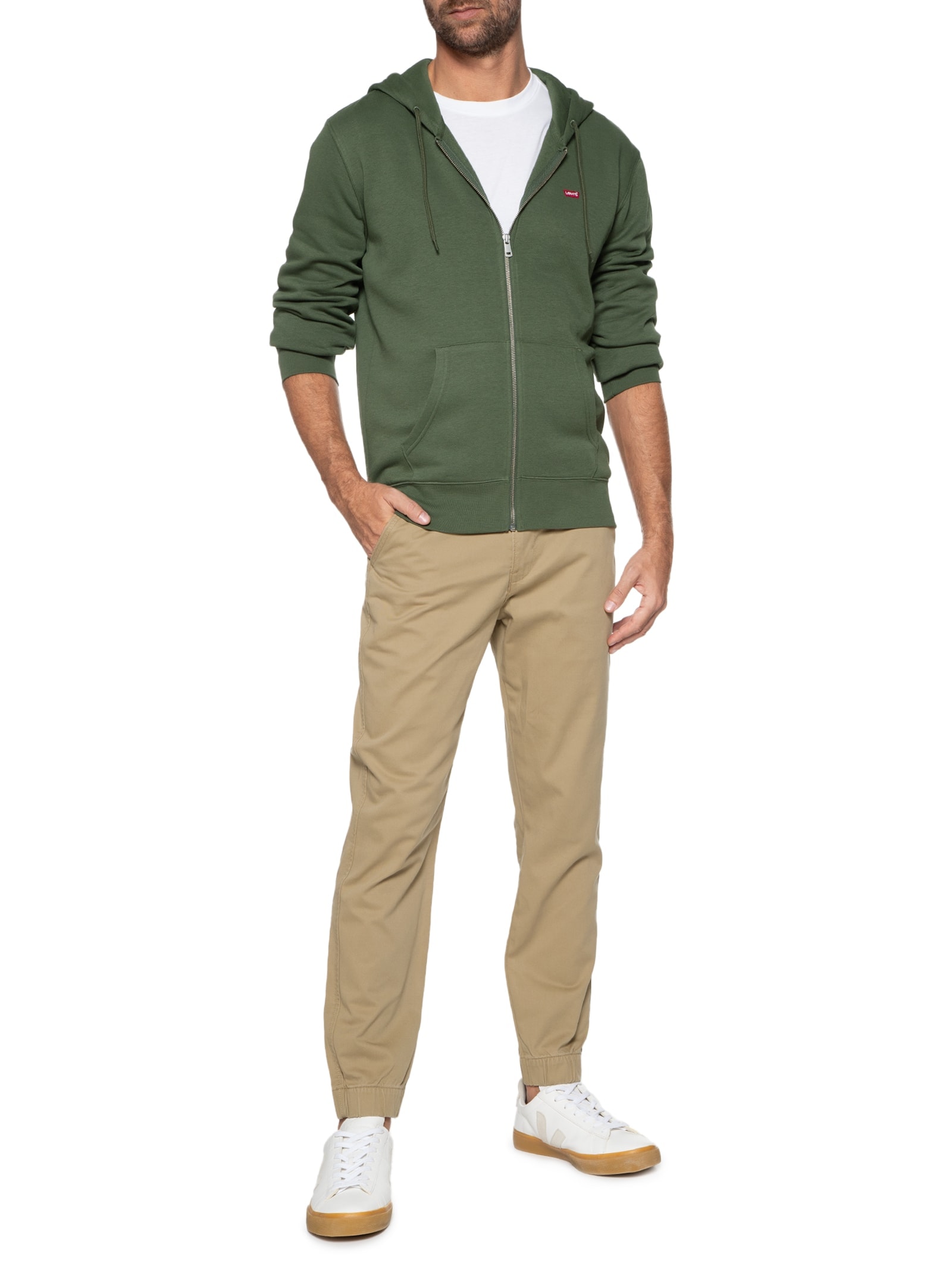 Calça Masculina Chino Jogger Bege Levi's